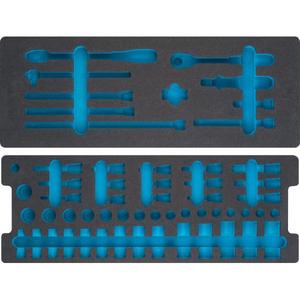 Hazet 2-Component Soft Foam Insert for 163-401 <b>Tool</b> <b>Cases</b> Accessory - Product Image 1