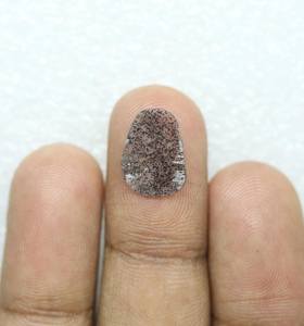 1.00 ct. Poivre de sel naturel gris-noir diamant plat coupé en tranche pour bague de fiançailles ou bijoux en diamant diamants en vrac pour elle - Product Image 2