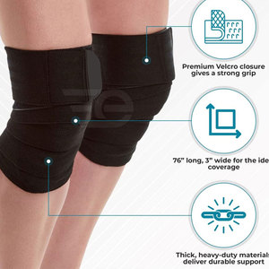 Genouillères réglables, équipement de sport, absorption des chocs, pour volley-ball, basket-ball, cyclisme, randonnée, protection extérieure - Product Image 2