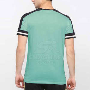 Camiseta de hombre con logo personalizado, mejor precio, camiseta de hombre con color personalizado, hecha en Pakistán - Product Image 3