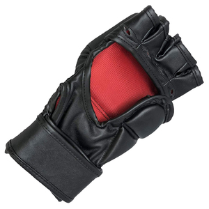 Venta al por mayor de guantes de entrenamiento MMA de calidad superior para adultos de secado rápido guantes de boxeo lisos PU Material ajustable correa de muñeca - Product Image 5