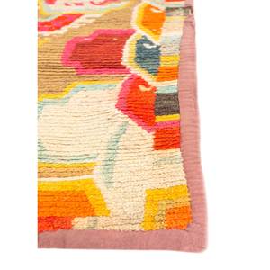 พรมขนสัตว์สีน้ำตาลเบจคลาสสิก Nayaab ทอมือลายสัตว์รูปทรงสี่เหลี่ยมผืนผ้าสำหรับบ้าน ห้องนั่งเล่น ห้องนอน-Paem-1259 - Product Image 4