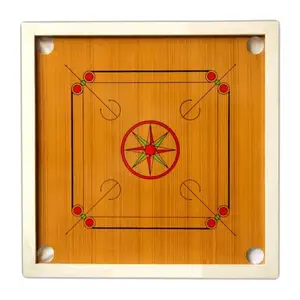 Preço mais barato Forma quadrada Carrom Board Com Moedas Personalizado Novo Design Carrom Board Sets Para Venda
