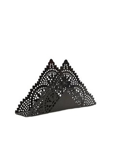 Porte-serviettes en papier en métal de qualité supérieure, design découpé au laser en forme de vache, avec base plate, noir, pour la maison, les restaurants et les hôtels - Product Image 3