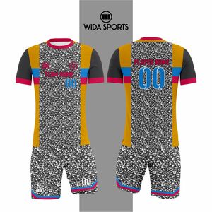 Tenue de football classique personnalisable 2026 avec noms, numéros et logos – Kits de maillots de football de haute qualité – Ensemble uniforme de soccer 100 % polyester - Product Image 6