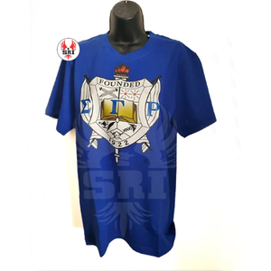 Sigma Gamma Rho Sorority Bordado Camisetas de poliéster para mujer Camiseta de algodón personalizada para damas en verano - Product Image 1