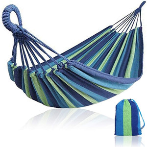 Balançoire de jardin pour 2 personnes, chaise longue portable en tissu, mobilier d'extérieur 230x160cm + cordes - Product Image 5