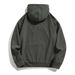 Sweat à capuche en velours pour hommes de grande taille design personnalisé 100% coton Streetwear écologique vente en gros personnalisé - Product Image 6