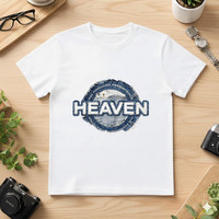 Camiseta Unisex de Manga Corta, Cuello Redondo, 100% Algodón, 210 g/m², Estampada, Informal, Transpirable y Resistente