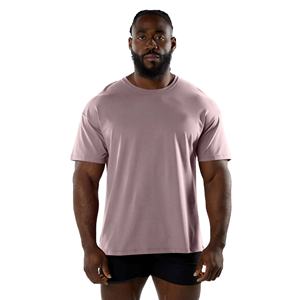 Ropa de calle cómoda de tela ligera de gran tamaño, perfecta para el gimnasio, Fitness, viajes, vacaciones o camisetas diarias para hombres - Product Image 1