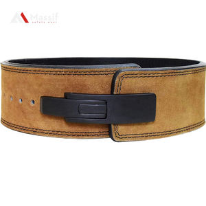 Gym professionnelle entraînement Fitness haltérophilie cuir trempage ceinture sport divertissement cuir vachette matériel - Product Image 1