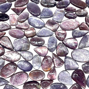 Gran oferta, lepidolita Micca Natural de alta calidad, alta calidad, piedras preciosas sueltas de alta calidad, cristal curativo, decoraciones de piedra de Palma - Product Image 1