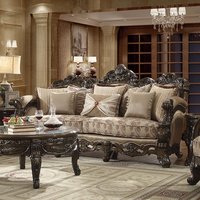 Ensemble de canapés de salon de luxe Bianca en teck sculpté à la main, style moderne du milieu du siècle, couleur et taille personnalisables pour hôtel, appartement, cuisine