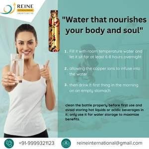 Venta directa de fábrica, diseños personalizados avanzados a prueba de fugas, botella de agua de cobre puro, tapa de Metal ecológica, accesorio para Ayurveda - Product Image 2