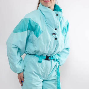 Chaqueta Deportiva de Esquí para Mujer, Tallas Grandes, con Estampado Personalizado en Color de Contraste, Impermeable, Transpirable, Ecológica y con Protección UV - Product Image 5