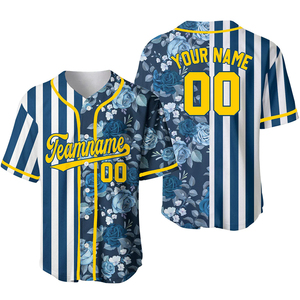 Ropa deportiva con cuello en V de la mejor calidad, camiseta de béisbol roja completamente sublimada con uniformes de sóftbol de media manga - Product Image 2