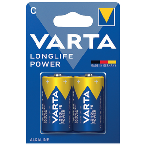 Varta lunga potenza mezza torcia C batteria primaria alcalina Blister Pack da 2 pezzi - Product Image 1