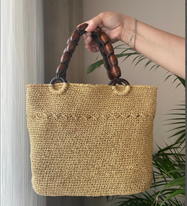 Bolso de yute bohemio hecho a mano con conchas y flores para la playa Bolsos bonitos para la playa Bolsos de playa de verano Directo del proveedor indio - Product Image 2