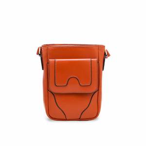 Pochette de moutarde décontractée P97539 sac à fermeture éclair avec logo personnalisé sac à cosmétiques portable à la mode pour femme avec motif de fruits de Bohème - Product Image 3