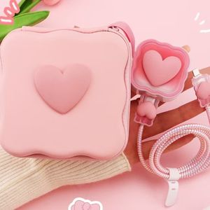 Protection des données peu profondes et 20W complet Applicable au chargeur Soft Shell Data Cable Protective Sleeve Storage Bag - Product Image 4