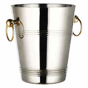 Premium Design Stainless Steel Double Wall <b>Ice</b> <b>Bucket</b> Keeps <b>Ice</b> Colder Longer Ideal for Bar Party & Entertaining - Product Image 3