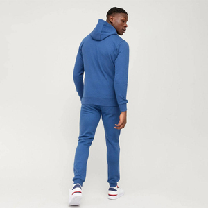 Ensemble de survêtement pour homme en taille plus, couleur unie, avec une sensation de tissu doux pour un usage quotidien décontracté, confort à la maison et vêtements d'extérieur - Product Image 2