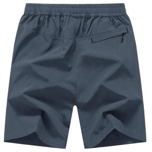 Short de sport pour hommes avec logo personnalisé OEM Vêtements de sport actifs 100% Polyester Short de course à pied rapide pour hommes - Product Image 2