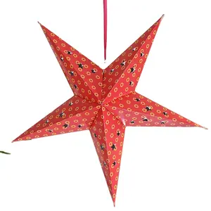 Melhor 3D Cut Top Quality Star Shape Paper Christmas Star Party Decorações Árvore de Natal Decoração a Bom Preço