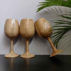 Fabrication en gros Verre à vin en bois de haute qualité Design moderne Verre à boire naturel en bois fait à la main - Product Image 2
