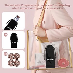 Rasoir à double lame pour femmes, éliminateur de poils du visage, avec 4 têtes de rechange incluses - Product Image 5