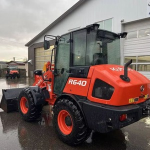 Chargeuse sur pneus Kubota R640 compacte, capacité nominale de 9 tonnes, hydraulique Denison, moteur Euro5/EPA de 64,4 CV, pompe hydraulique Kawasaki, modèle 2023 - Product Image 1