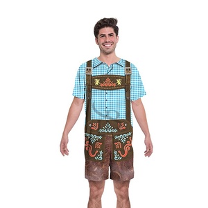 Pantalones Cortos Bávaros Unisex de Alta Calidad Hechos a Medida, Diseño Original, Prendas de Cuero Estampadas, Directo de Fábrica, Última Moda - Product Image 1