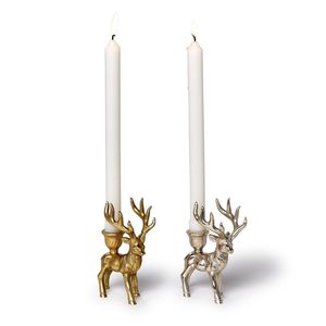 Small Refined Metal <b>Candle</b> <b>Holder</b> Ideal For Decorative Lighting Purposes Featuring Solid Frame And Polished Finish For Daily Use - Product Image 6