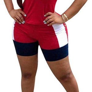 Vente en gros de t-shirts deux pièces à la mode et ensembles courts séchage rapide sur mesure ensembles de shorts et de t-shirts pour femmes décontractés et vêtements de rue - Product Image 2