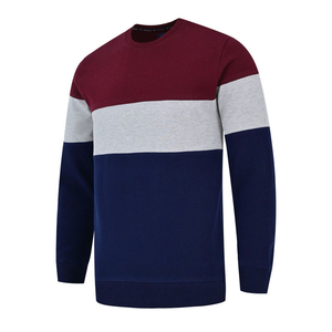 เสื้อสเวตเตอร์คอตตอนผสมแนววินเทจสำหรับผู้ชายผู้หญิงแนวอุตสาหกรรม - Product Image 1