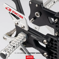 Kit de repose-pieds réglable en aluminium CNC RS-1 Racing pour Honda CBR250RR
