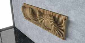 Ensemble de décoration murale en bois ondulé Art déco avec motifs numériques CNC pour une découpe laser précise et des célébrations d'anniversaire - Product Image 5