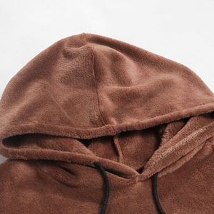 Ensemble de survêtement en molleton respirant pour homme, deux pièces, sweat à capuche avec fermeture éclair intégrale et pantalon évasé, molleton 100% coton, jogging tendance - Product Image 5