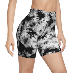 Pantalones cortos transpirables de mujer al por mayor pantalones cortos de mujer de color sólido de último estilo pantalones cortos de fitness de mujer personalizados - Product Image 2