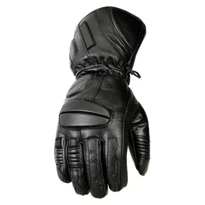 Gants de course en cuir premium personnalisés 2026, doigts entiers, imperméables, compatibles avec les écrans tactiles, protection UV, respirants % Gants - Product Image 2