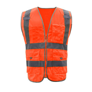 Chaleco de Seguridad de Alta Visibilidad, Cómodo, Impermeable, Transpirable, Hecho a Medida, de Algodón para Hombre - Product Image 1