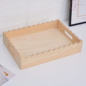 Plateau de service élégant en bois naturel, fabriqué en bois massif, idéal pour la cuisine, la table à manger, les hôtels et les services de luxe - Product Image 5