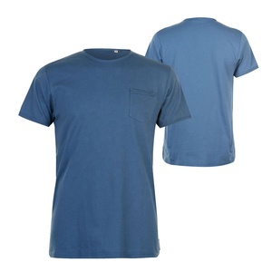 Hombres Regular Fit 100% algodón cuello alto manga corta Casual para camisa tela transpirable personalizable Impresión de logotipo - Product Image 3