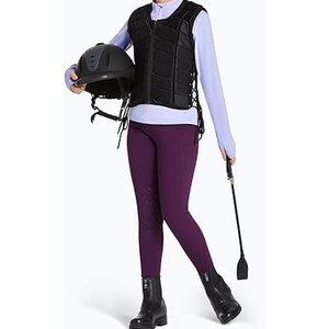 Tendencia personalizada niña 1/4 cremallera invierno manga larga niños capa Base camisas ecuestres para niños para montar a caballo Top - Product Image 6