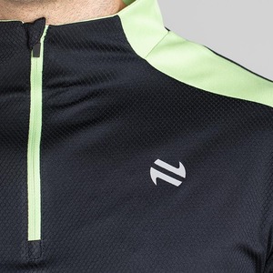 El último uniforme de lanzamiento de media cremallera gaélico GAA de Irlanda para clubes deportivos, Jersey de poliéster con patrón sólido - Product Image 6