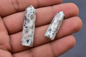 Kiwi-Torre de jaspe de piedra natural, piedra curativa, torre de cristal tallada, ágata de cuarzo, piedras de Palma de cristal, lápiz de jaspe - Product Image 4