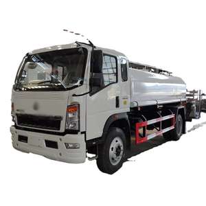 Camion-citerne à eau d'occasion vérifié de 10 tonnes 4x2 automatique diesel 2024 Euro V, réservoir en acier inoxydable, transport d'eau potable propre - Product Image 1