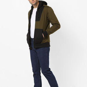 Sudadera con Capucha para Hombre, Diseño Urbano, Estilo Básico, Mezcla de Algodón, Precio Económico, Cierre de Cremallera, Moderna - Product Image 4