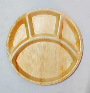 Juego de vajilla de plástico desechable biodegradable al por mayor, diseño de mármol blanco de 6 pulgadas, incluye platos de pizza para bodas y restaurantes - Product Image 2