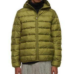 Vestes à bulles pour hommes les plus vendues, fabriquées en usine avec logo personnalisé, tissu en toile imperméable et coupe-vent pour l'hiver - Product Image 2